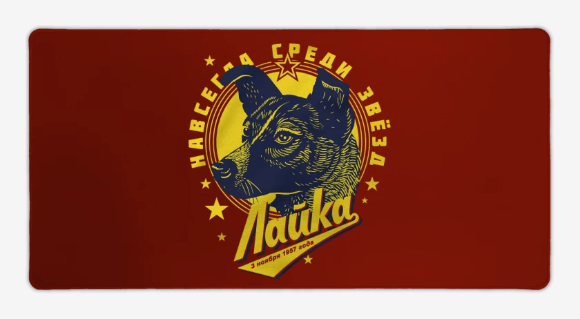 Mouse pad Gamer Rojo de Laika