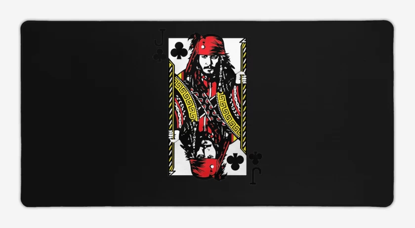 Mouse pad Gamer Negro de J de Jack
