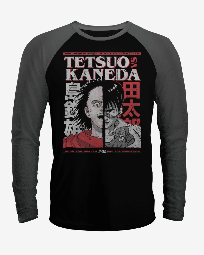 Polera Raglan Tetsuo vs Kaneda