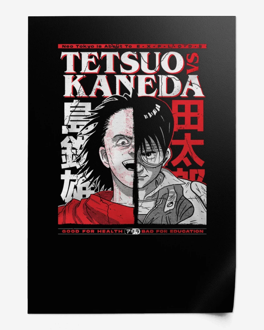 Print Tetsuo vs Kaneda