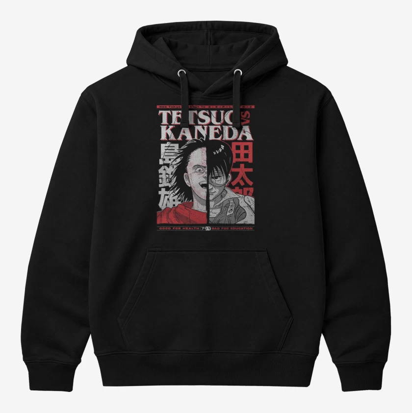 Polerón Canguro Negro de Tetsuo vs Kaneda