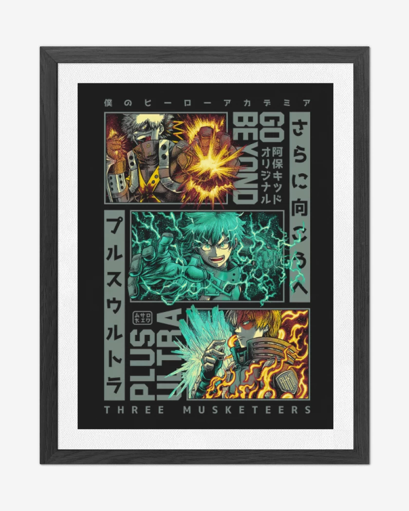 Cuadro decorativo Los Tres Mosqueteros