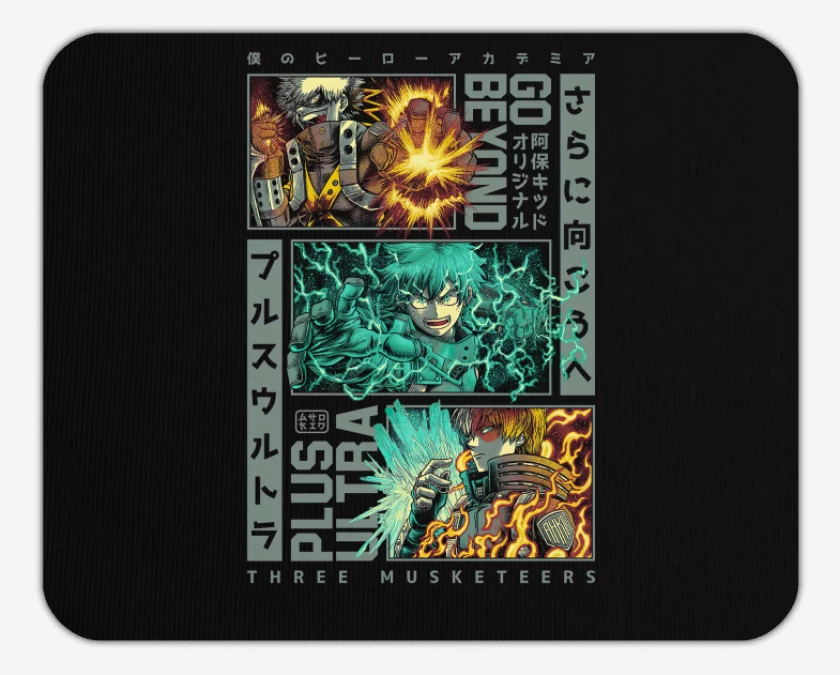 Mousepad Los Tres Mosqueteros