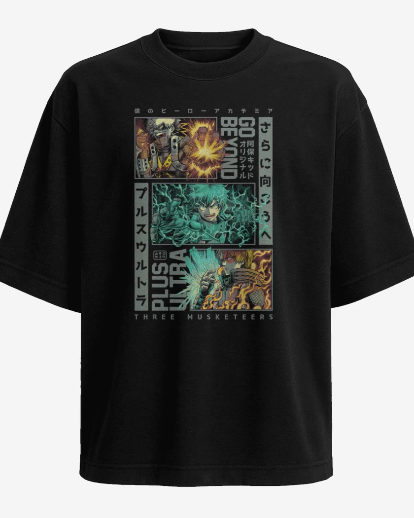 Polera Oversize Los Tres Mosqueteros