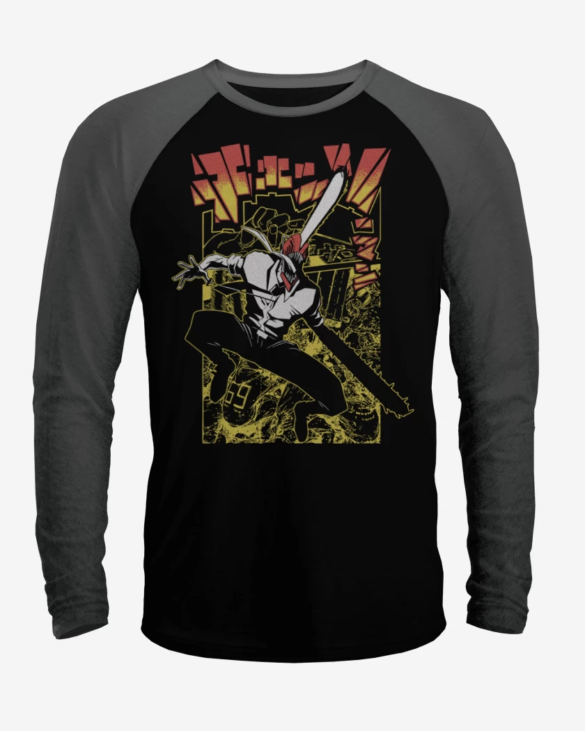Polera Raglan Hombre Motosierra