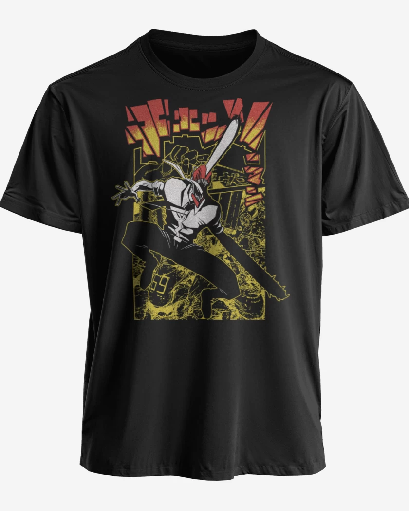 Polera premium Hombre Motosierra