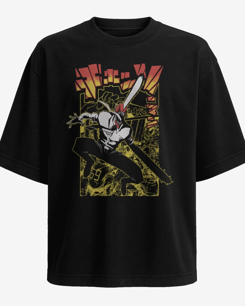 Polera Oversize Hombre Motosierra