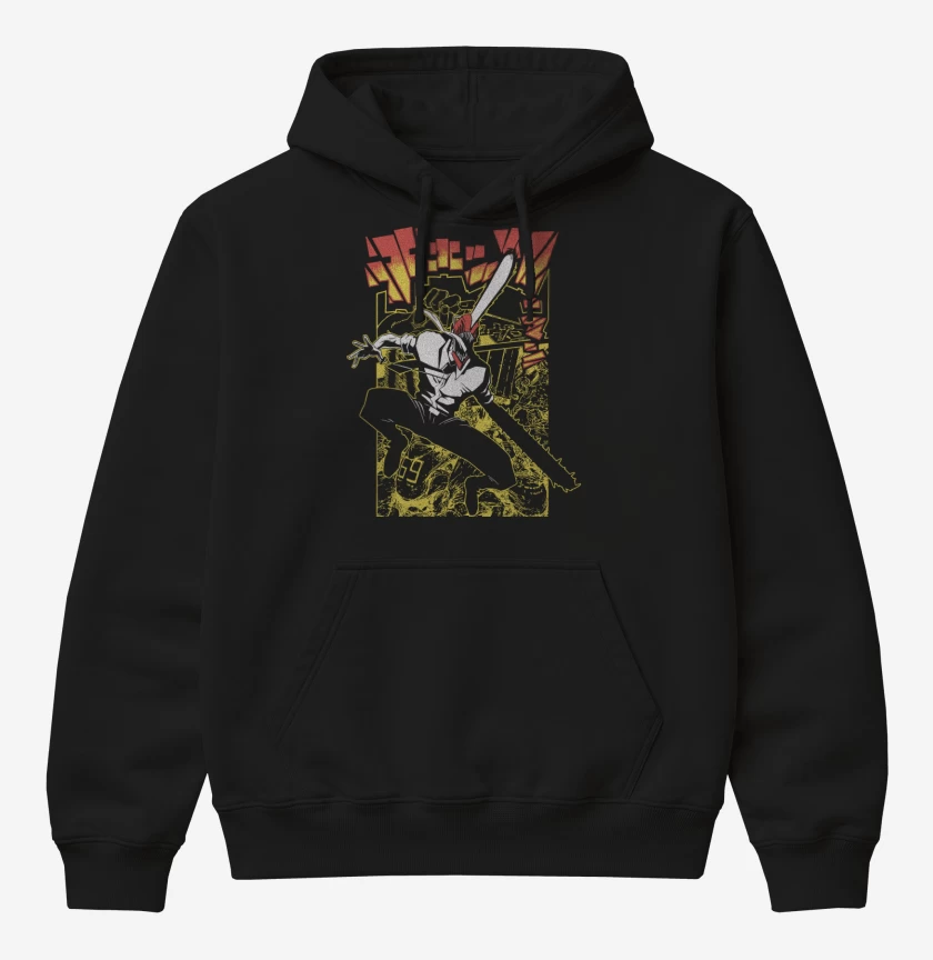 Poleron Canguro básico Hombre Motosierra