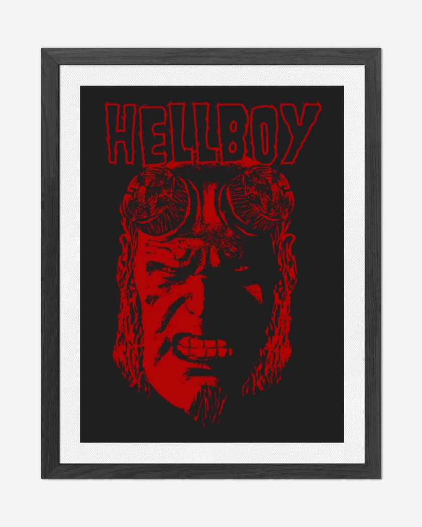 Cuadro decorativo Negro de Hellboy 2