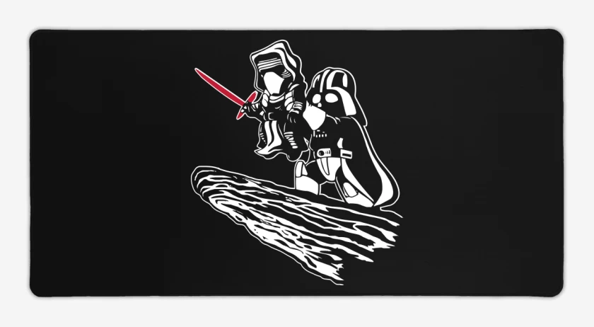 Mouse pad Gamer Negro de Vader Kylo