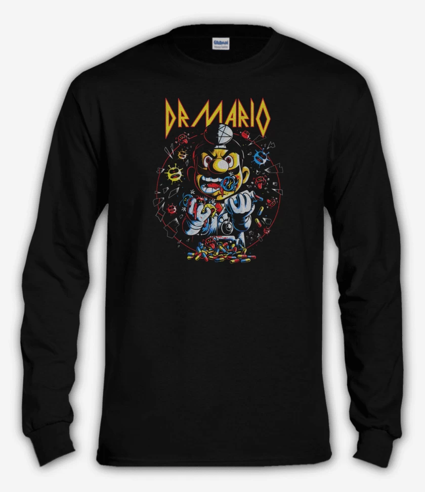 Polera manga larga Dr. Bigote