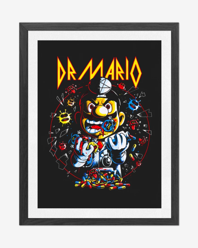 Cuadro decorativo Negro de Dr. Bigote