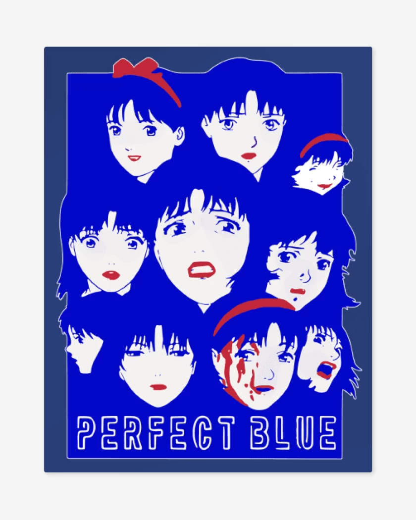 Print metalico Azul Rey de Perfect Blue