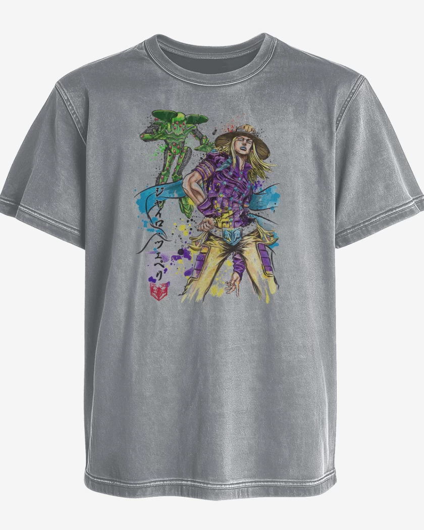 Polera desgastada Gris Melange de Ball Breaker
