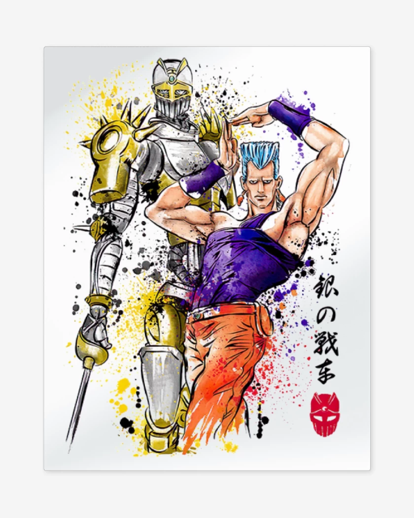 Print metalico Blanco de Silver Chariot