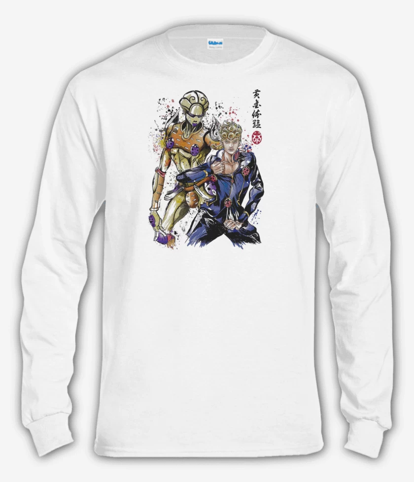 Polera manga larga Blanco de Golden Experience