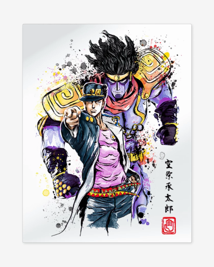 Print metalico Jotaro Kujo