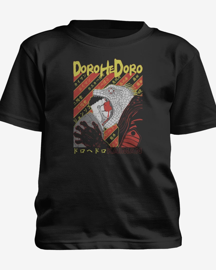 Polera de niño Negro de Kaiman Dorohedoro