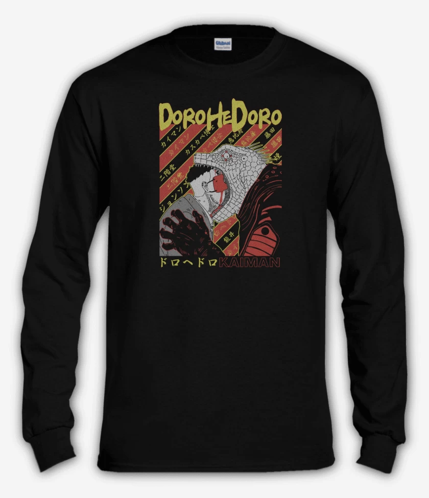 Polera manga larga Negro de Kaiman Dorohedoro