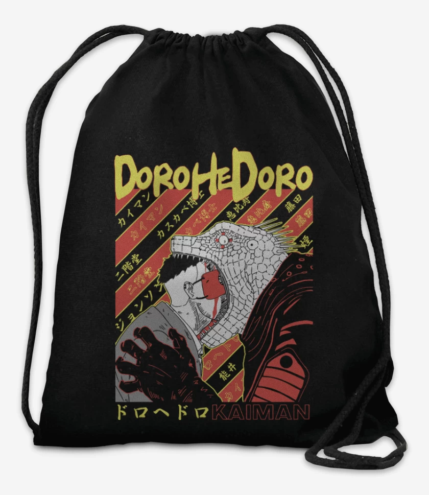 Mochila Negro de Kaiman Dorohedoro