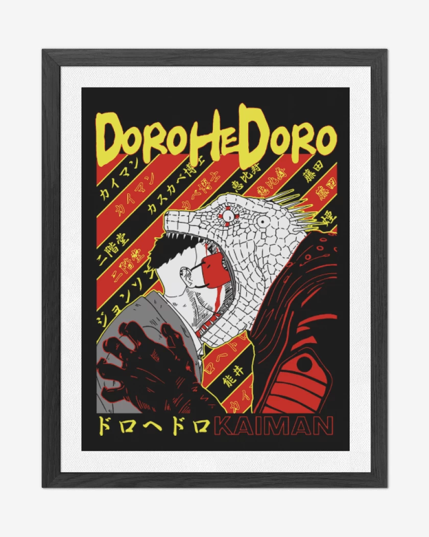 Cuadro decorativo Negro de Kaiman Dorohedoro