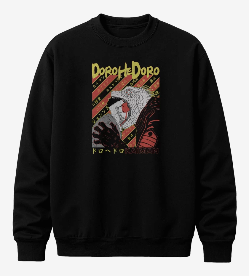 Poleron polo Negro de Kaiman Dorohedoro