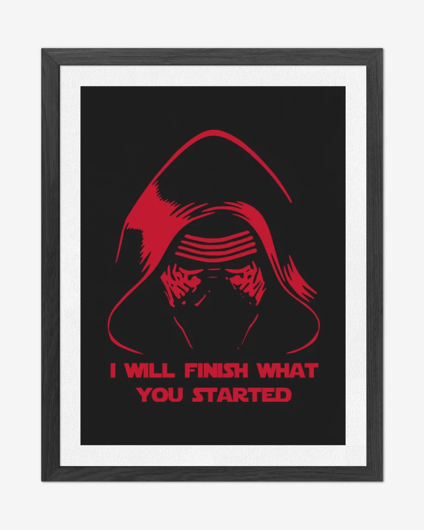Cuadro decorativo Negro de What You Started