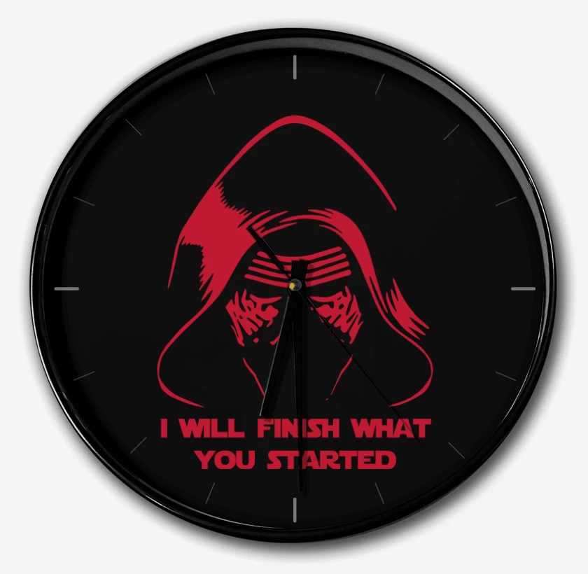 Reloj Negro de What You Started