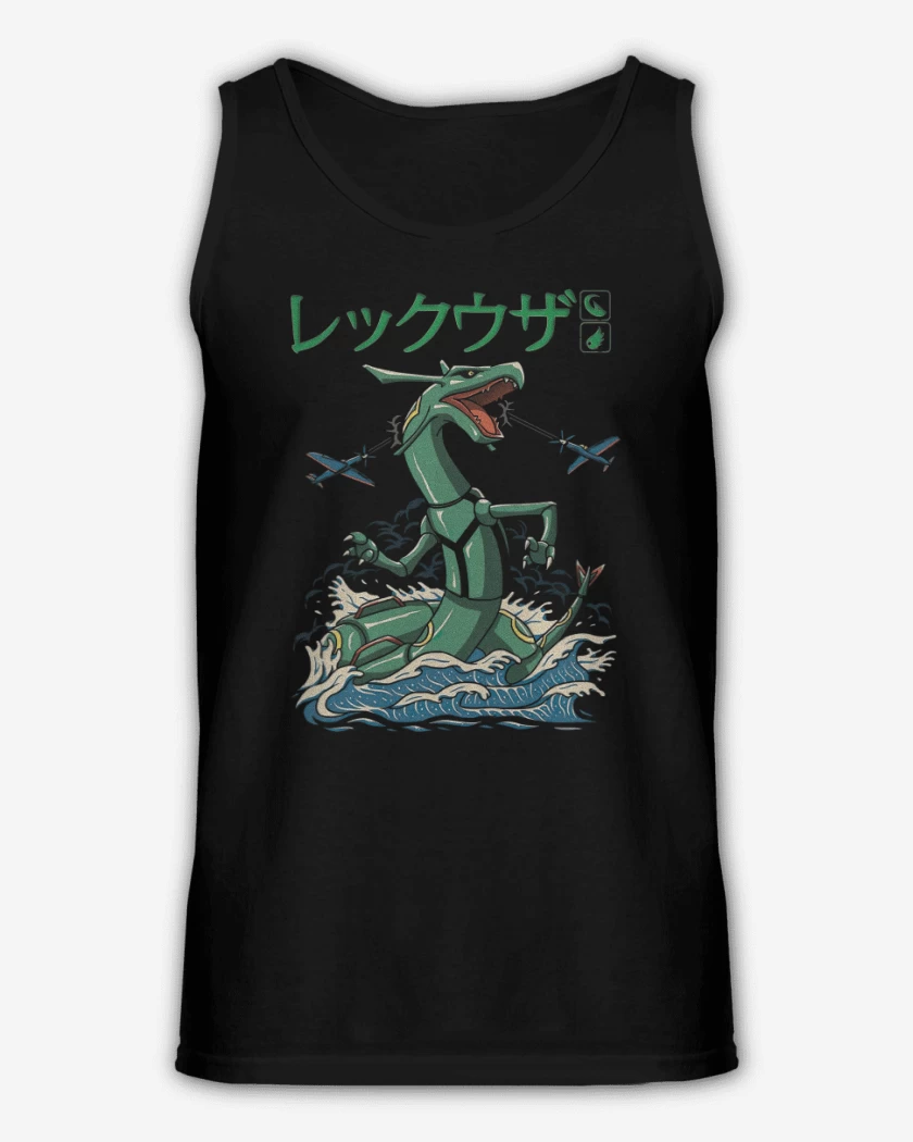 Sudadera Negro de Rayquaza