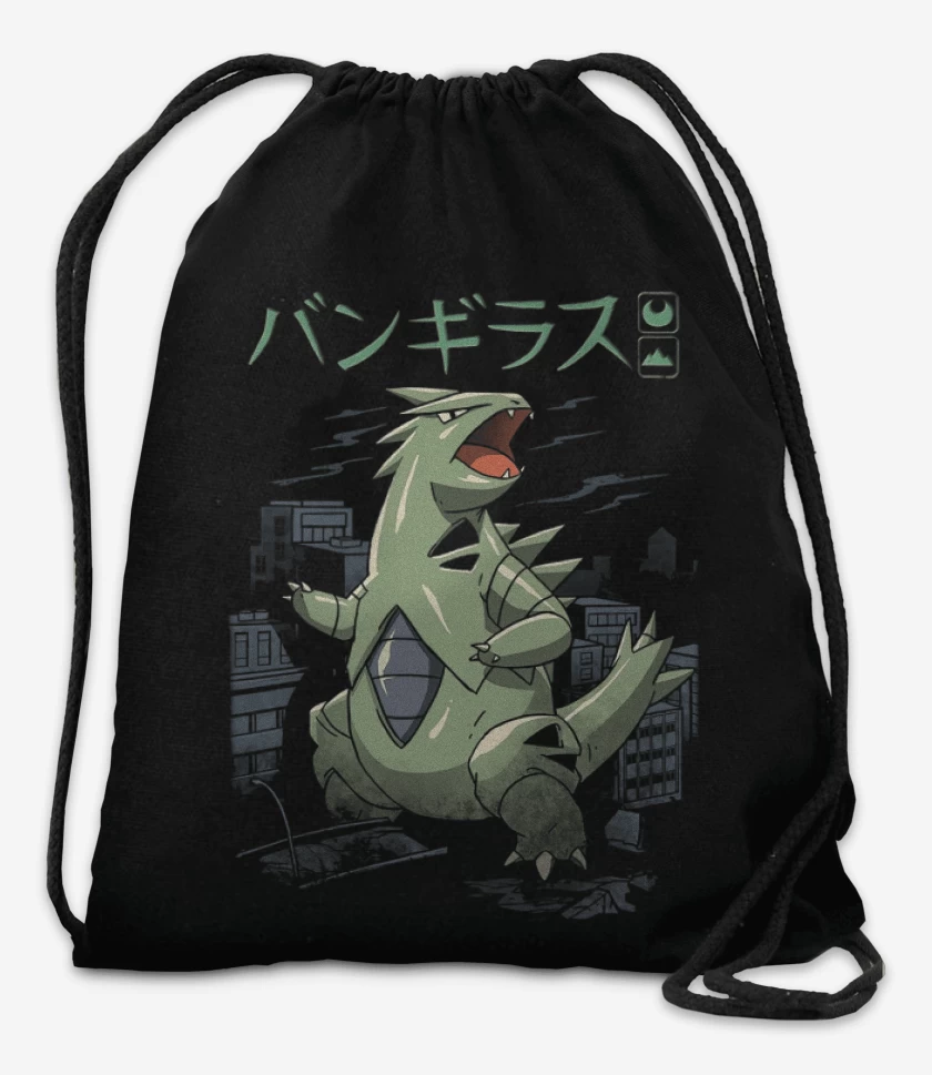 Mochila Negro de Tyranitar