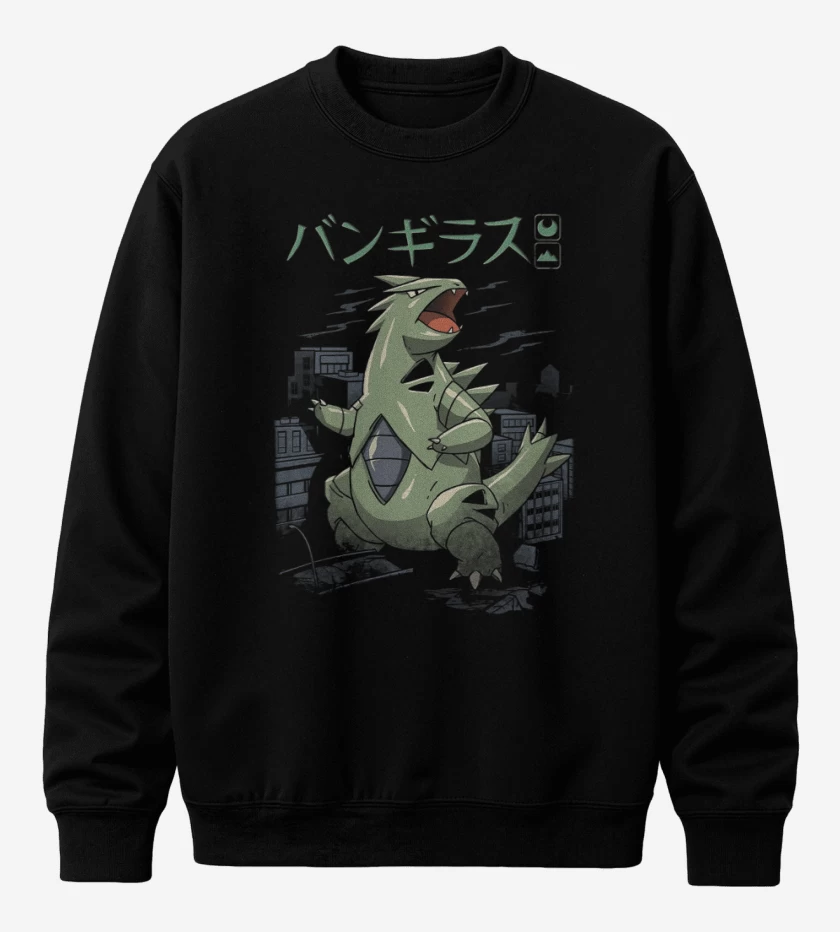 Poleron polo Negro de Tyranitar