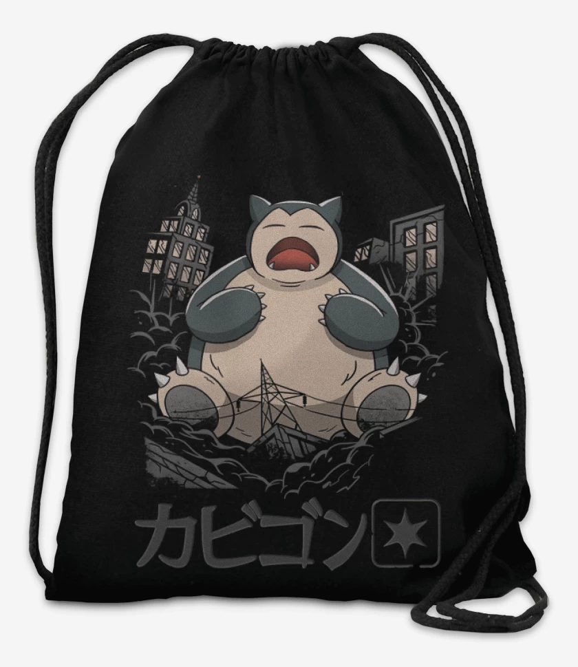 Mochila Negro de Snorlax