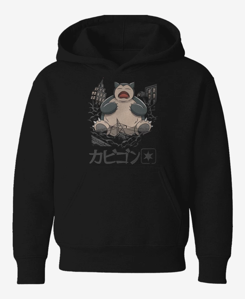 Poleron de niño Negro de Snorlax