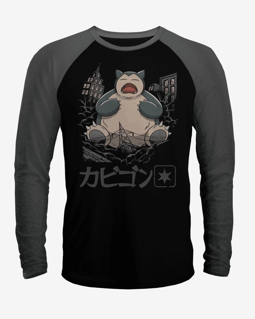 Polera Raglan Snorlax