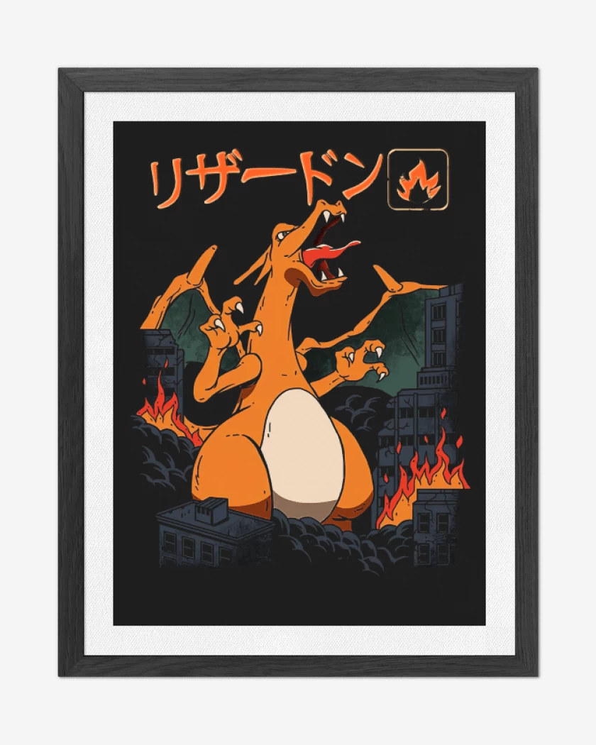 Cuadro decorativo Charizard