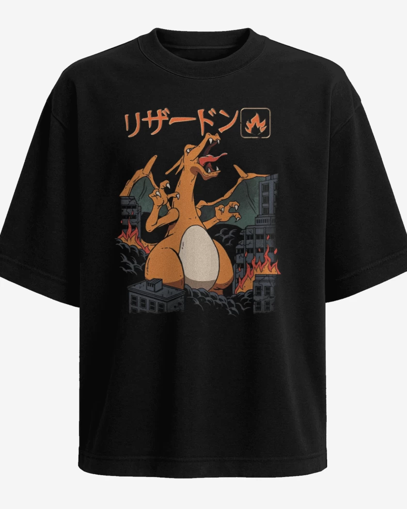 Polera Oversize Charizard