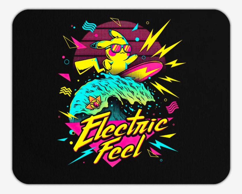 Mousepad Pikachu Surf 