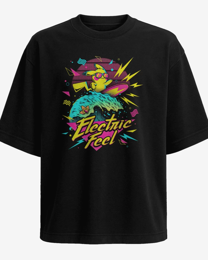 Polera Oversize Pikachu Surf 