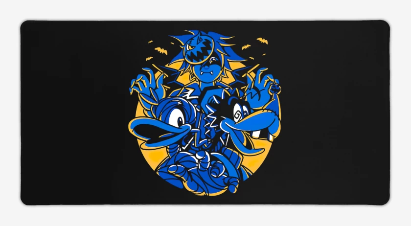 Mouse pad Gamer Negro de Kingdom hearts halloween