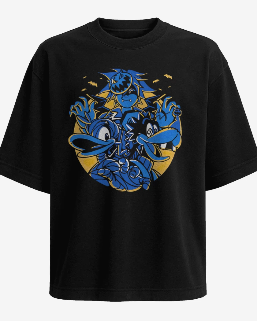 Polera Oversize Kingdom hearts halloween