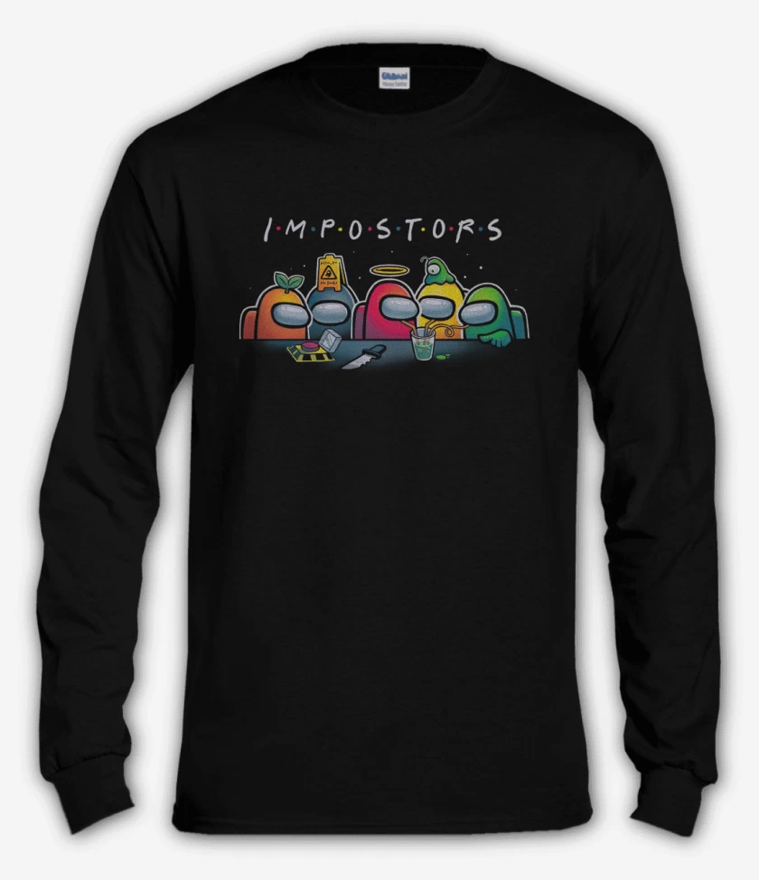 Polera manga larga Negro de Impostors
