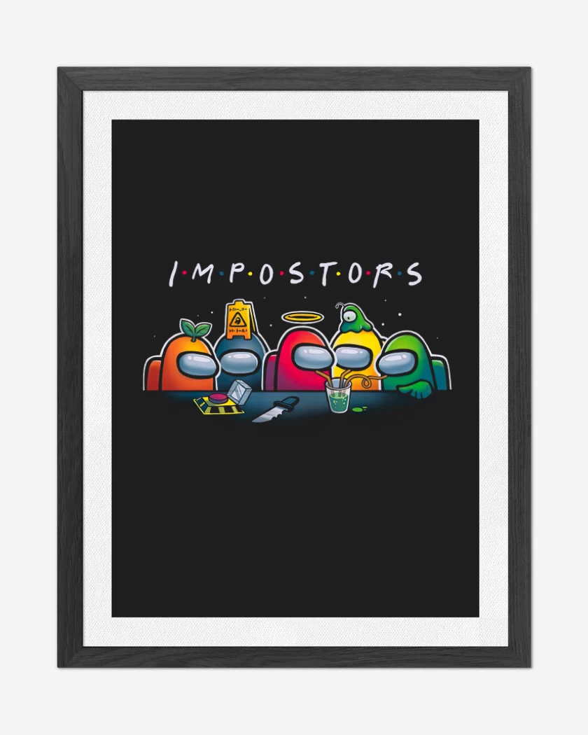 Cuadro decorativo Negro de Impostors
