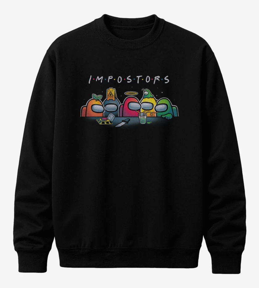 Poleron polo Negro de Impostors