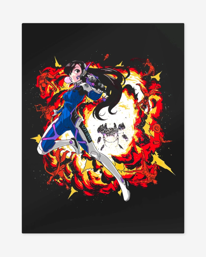 Print metalico Negro de Nerft This!