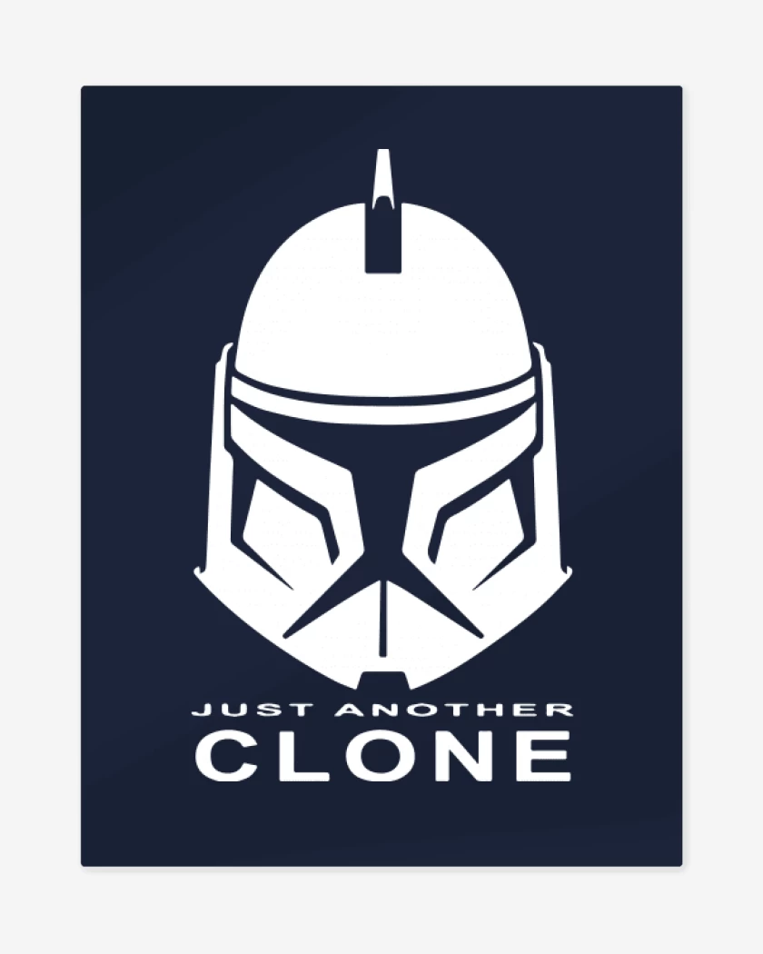 Print metalico Azul Marino de Just another clone
