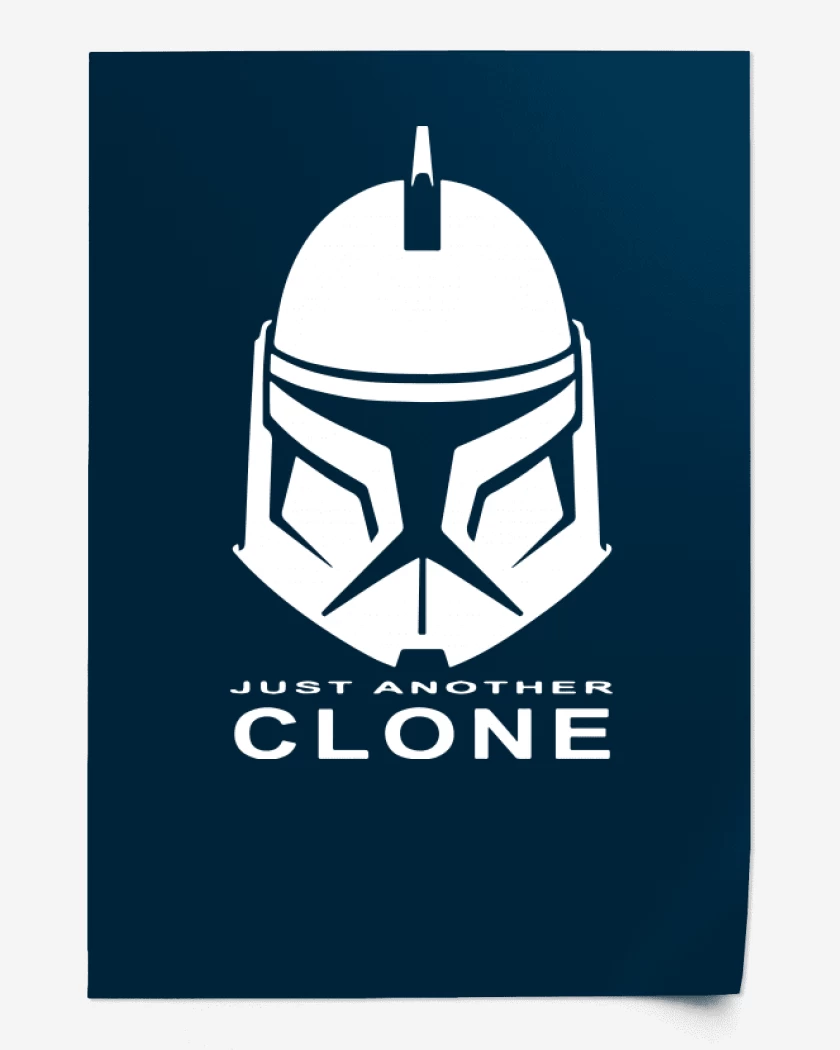 Print Azul Marino de Just another clone