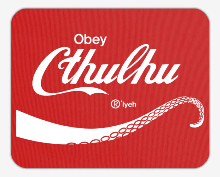 Mousepad Cthulhu Drink