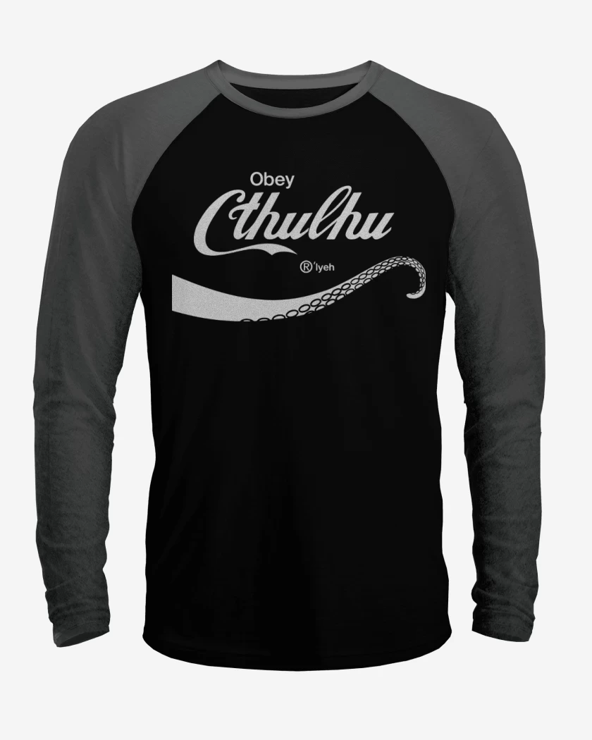 Polera Raglan Cthulhu Drink