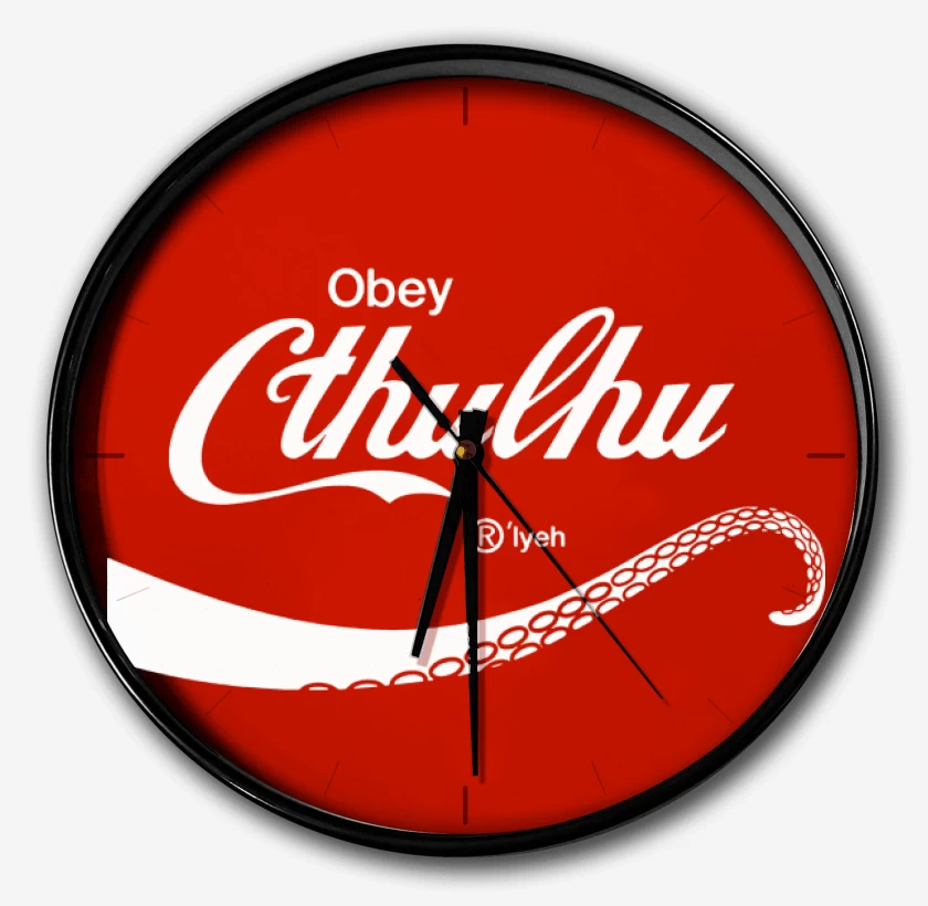 Reloj Rojo de Cthulhu Drink