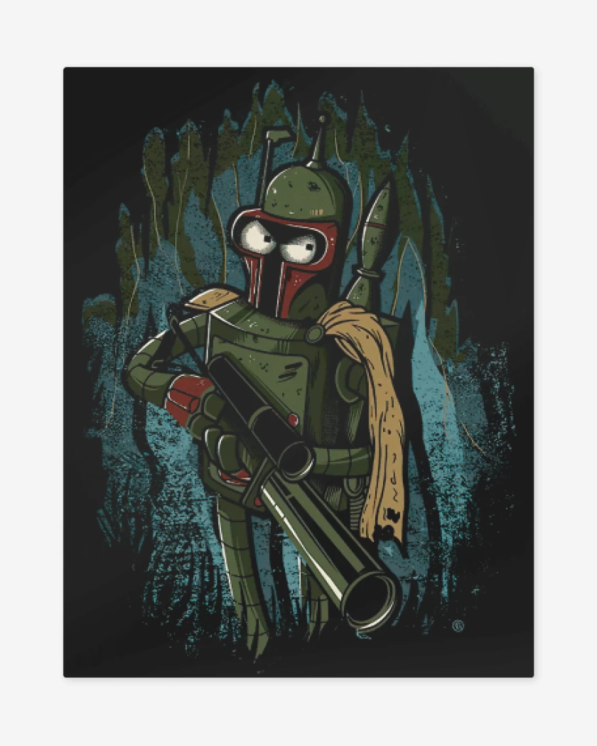 Print metalico Negro de Bender fett